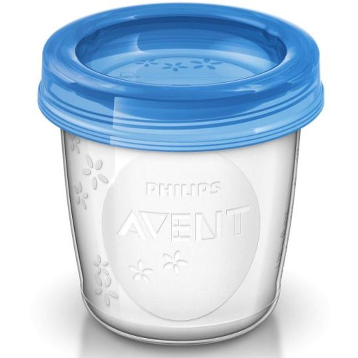 NATURAL VIA by Avent Lot de 5 pots/couvercles de conservation 180ml