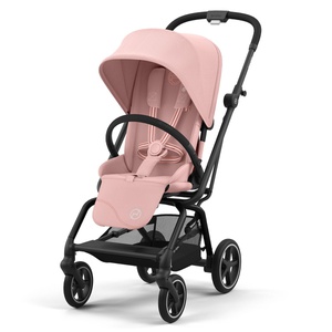 NEW Poussette EEZY S TWIST+ 2 Cybex cuir black-siège candy pink light pink 