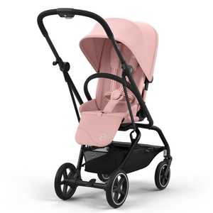 NEW Poussette EEZY S TWIST+ 2 Cybex cuir black-siège candy pink light pink 