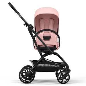 NEW Poussette EEZY S TWIST+ 2 Cybex cuir black-siège candy pink light pink 