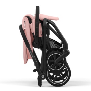 NEW Poussette EEZY S TWIST+ 2 Cybex cuir black-siège candy pink light pink 