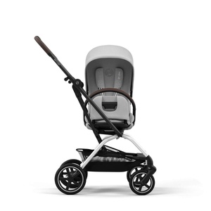 NEW Poussette EEZY S TWIST+ 2 Cybex cuir black-siège canvas fog gry light grey 