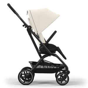NEW Poussette EEZY S TWIST+ 2 Cybex cuir black-siège canvas white light beige 