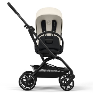 NEW Poussette EEZY S TWIST+ 2 Cybex cuir black-siège canvas white light beige 
