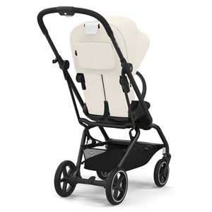 NEW Poussette EEZY S TWIST+ 2 Cybex cuir black-siège canvas white light beige 