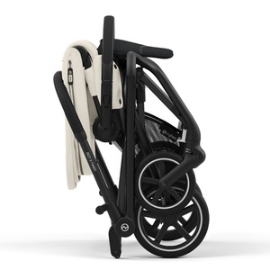 NEW Poussette EEZY S TWIST+ 2 Cybex cuir black-siège canvas white light beige 