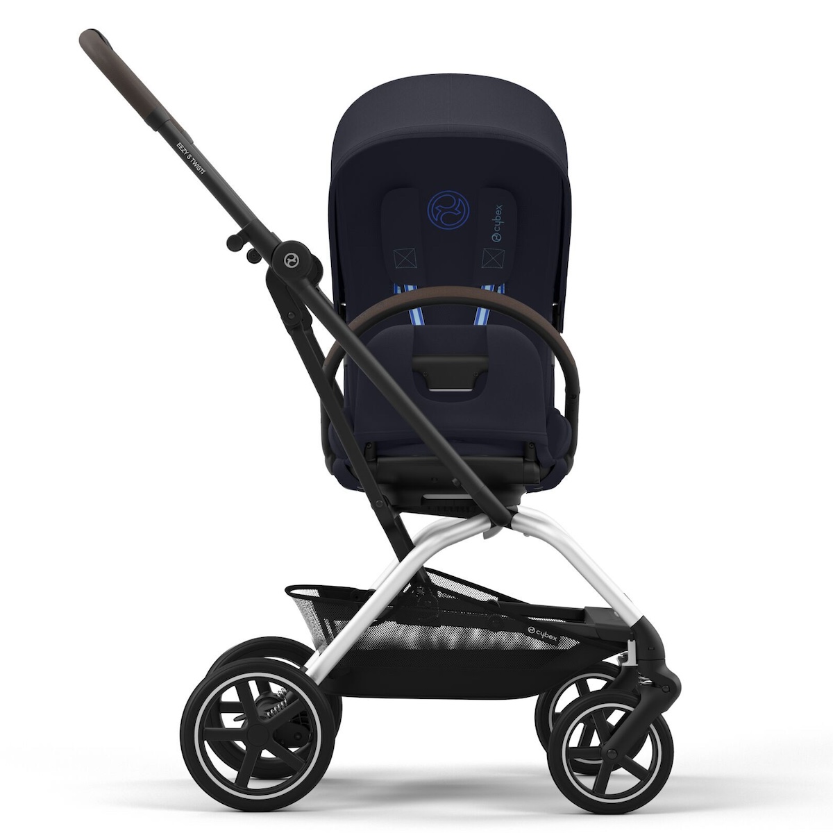 NEW Poussette EEZY S TWIST+ 2 Cybex silver-siège dark blue navy blue 