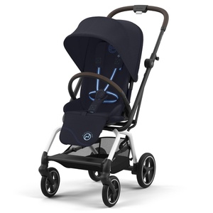 NEW Poussette EEZY S TWIST+ 2 Cybex silver-siège dark blue navy blue 