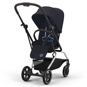 NEW Poussette EEZY S TWIST+ 2 Cybex silver-siège dark blue navy blue 