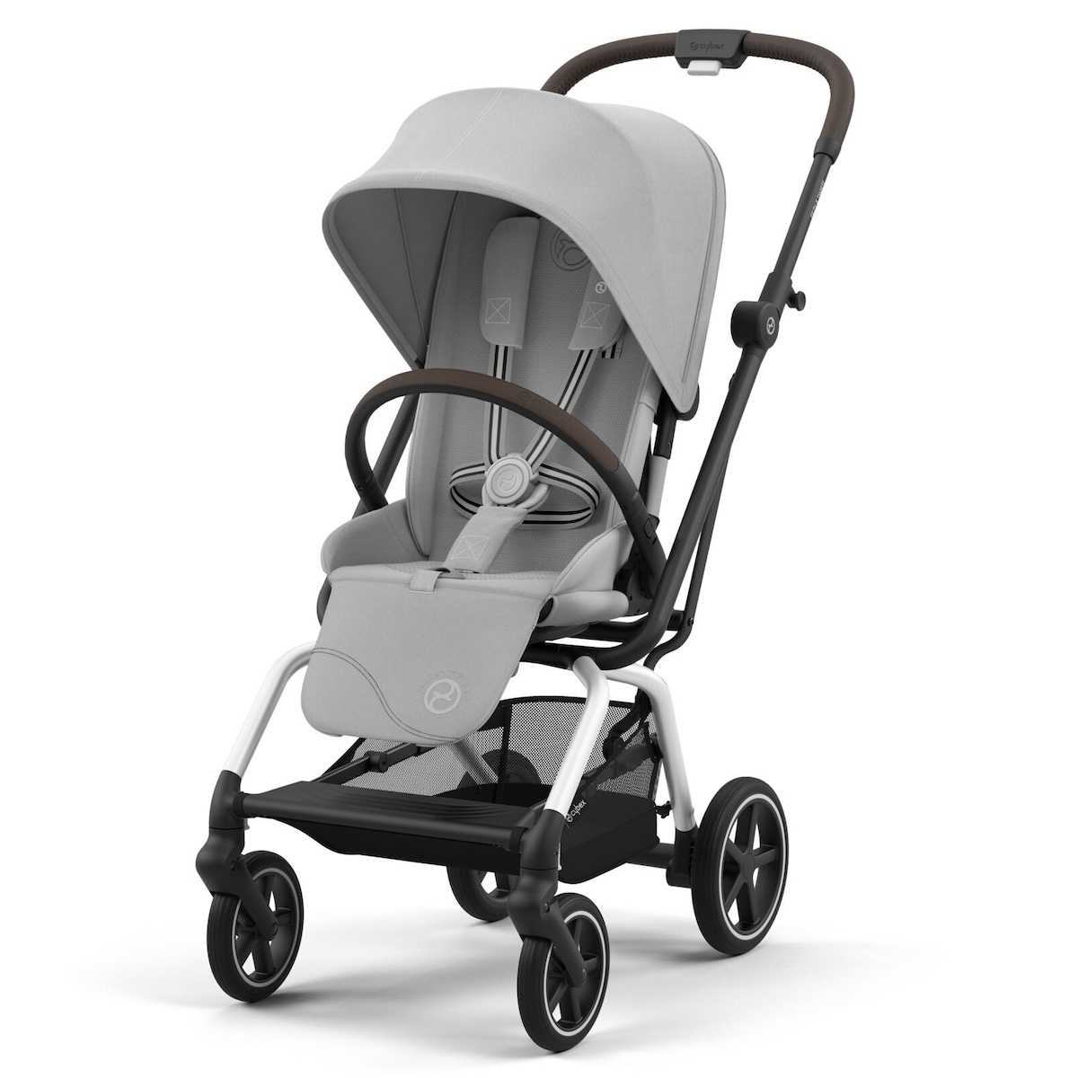 NEW Poussette EEZY S TWIST+ 2 Cybex silver-siège fog grey light grey 