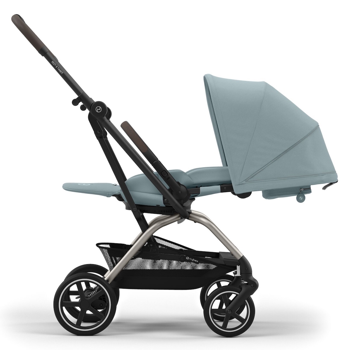 NEW Poussette EEZY S TWIST+ 2 Cybex taupe stormy blue light blue 