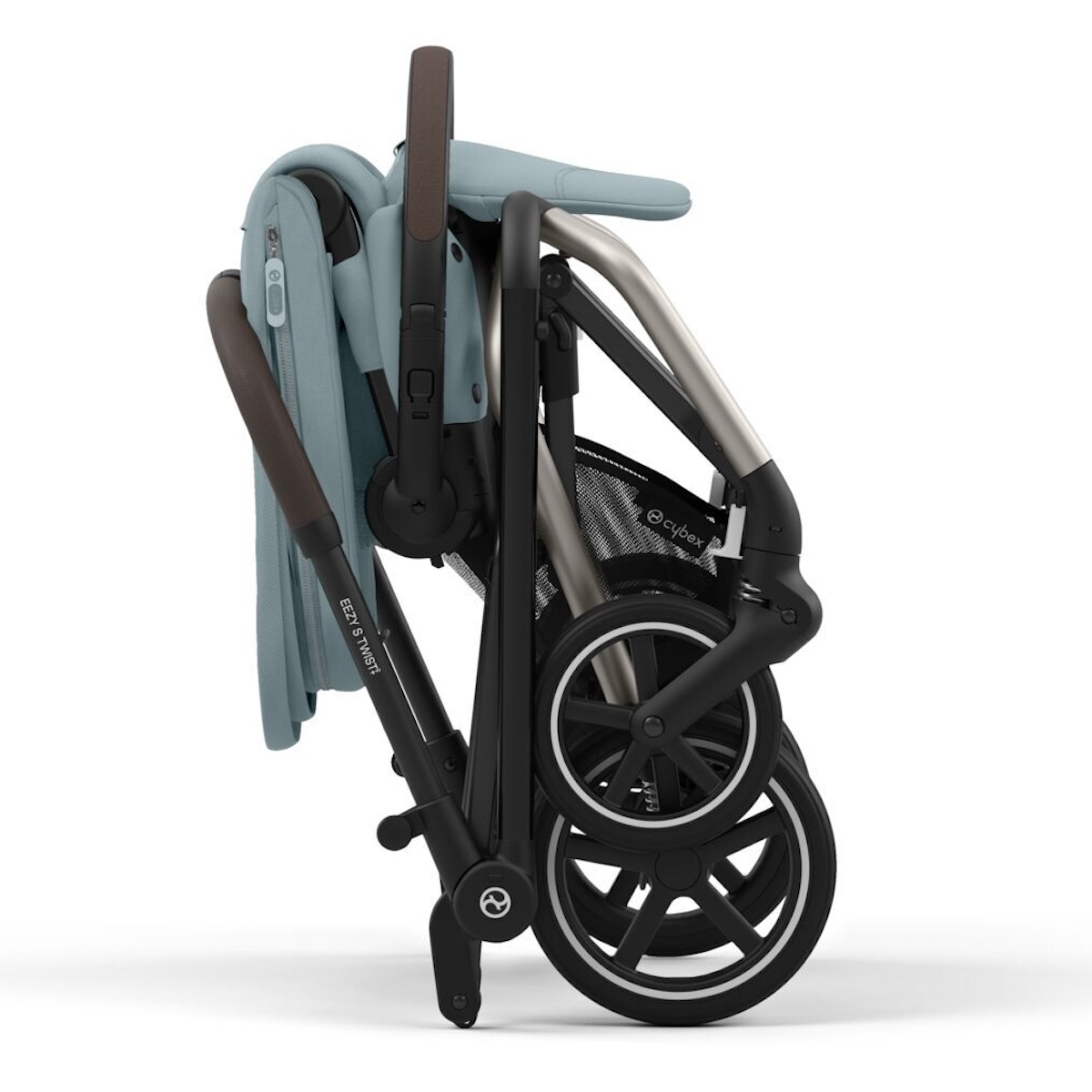 NEW Poussette EEZY S TWIST+ 2 Cybex taupe stormy blue light blue 
