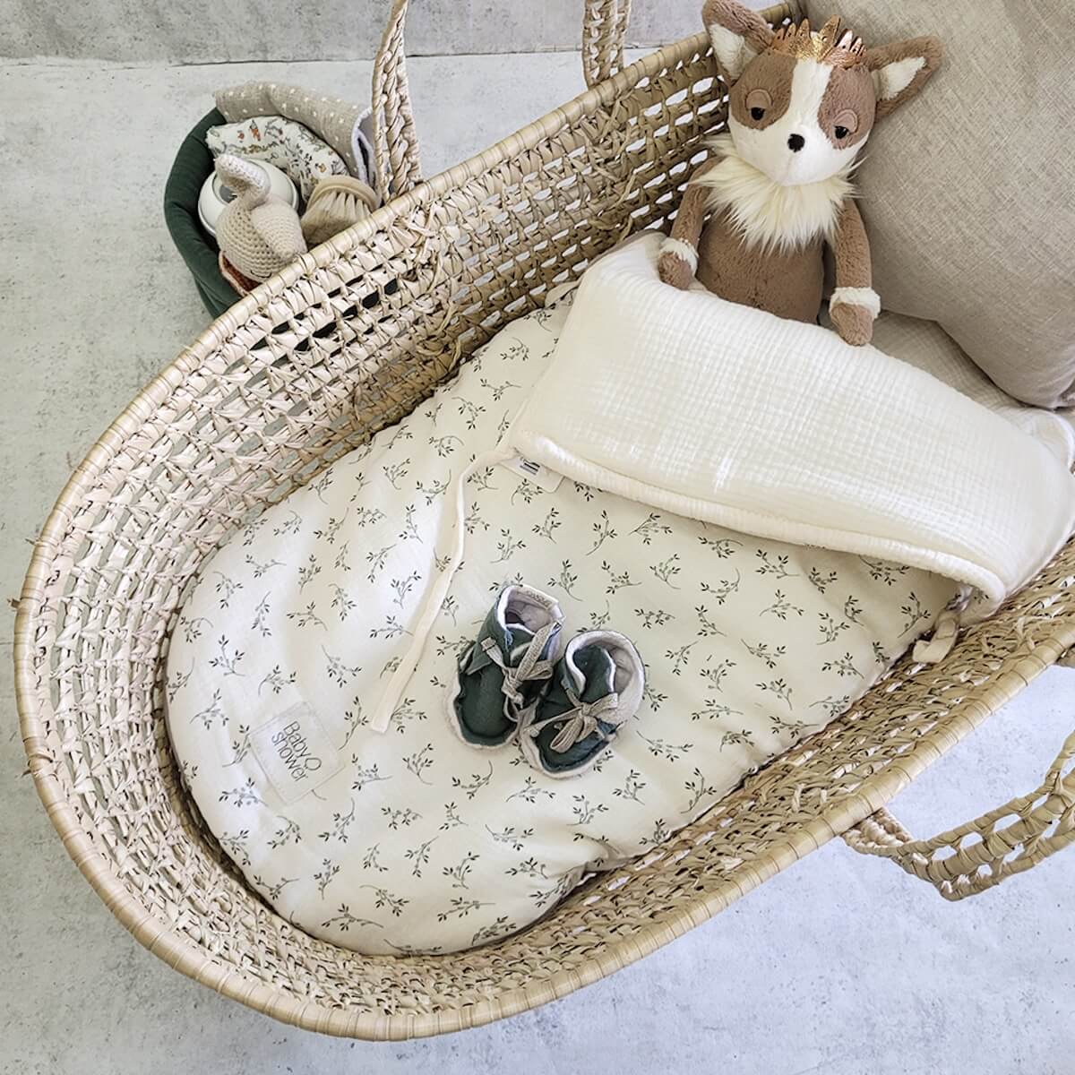 Nid d'ange COMFORT NEST Babyshower olive bloom