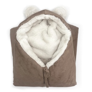 Nid d'ange ZIPPIE ESKIMO Babyshower suede almond