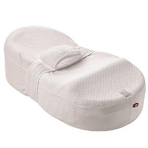 Nid ergonomique-un drap COCOONABABY Redcastle fleur de coton-blanc