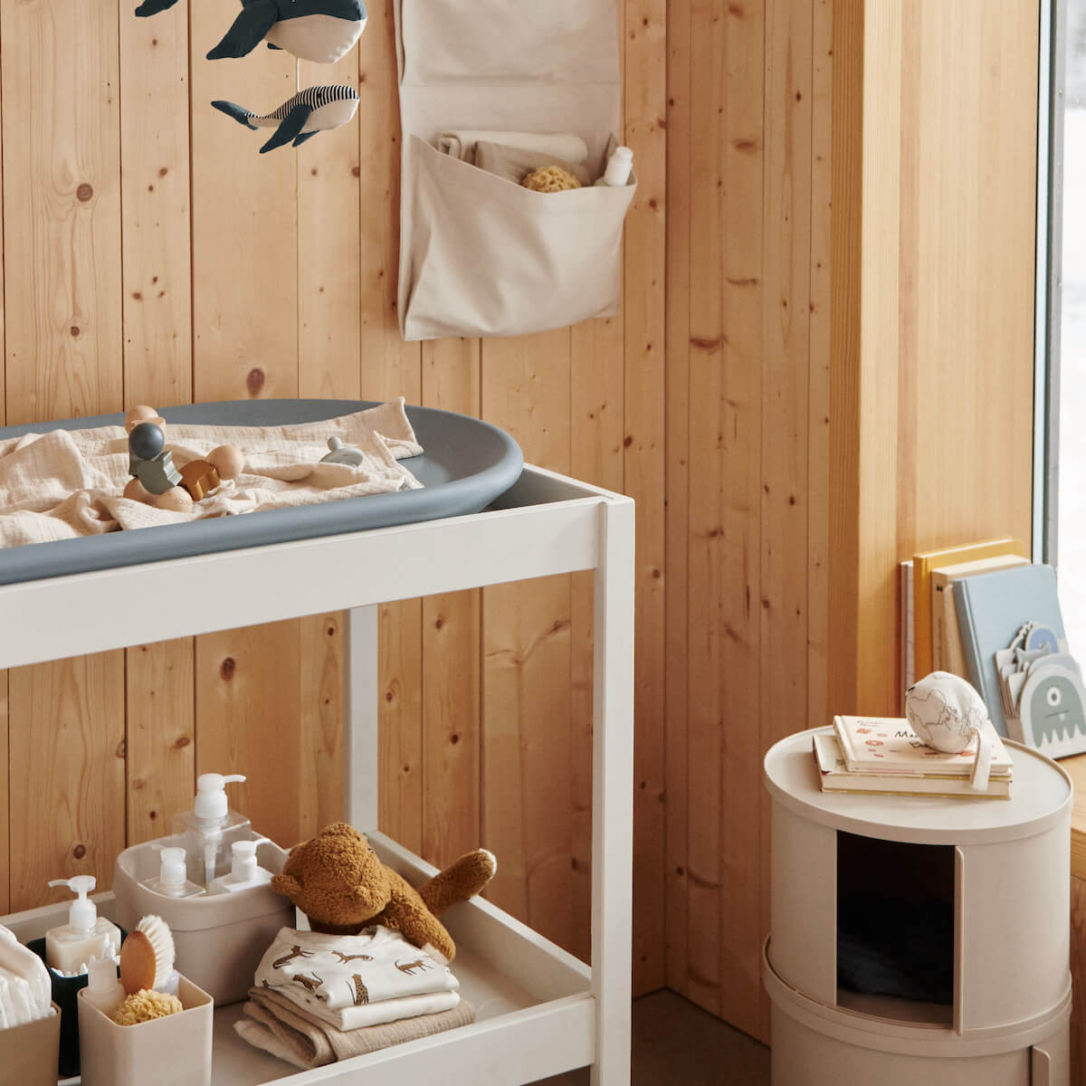 Nona Bedside Table Liewood Whale blue Drop 3/23