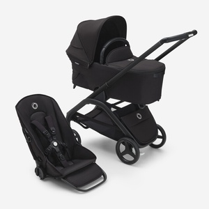 ONLY FOR SPAIN - Pack Bugaboo DRAGONFLY complète nouveau-né hiver noir-midnight noir 