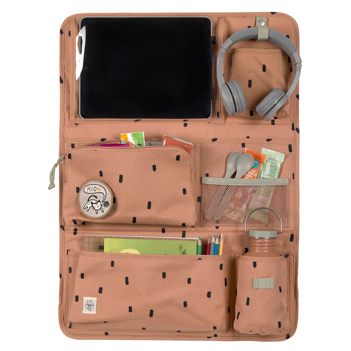 Organisateur de voiture HAPPY PRINT Laessig Caramel