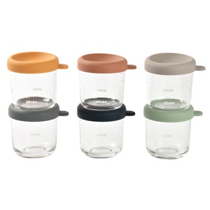 Pack de 6 pots en verre 250ml Sunrise Béaba