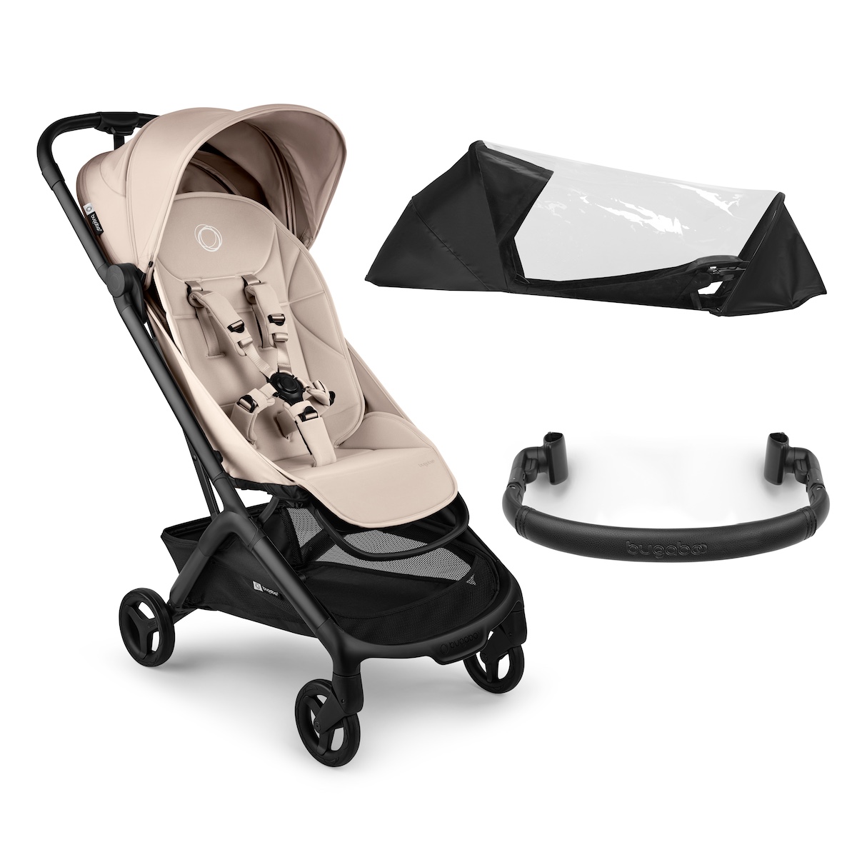 Pack poussette de voyage Bugaboo Butterfly 2 Desert Taupe