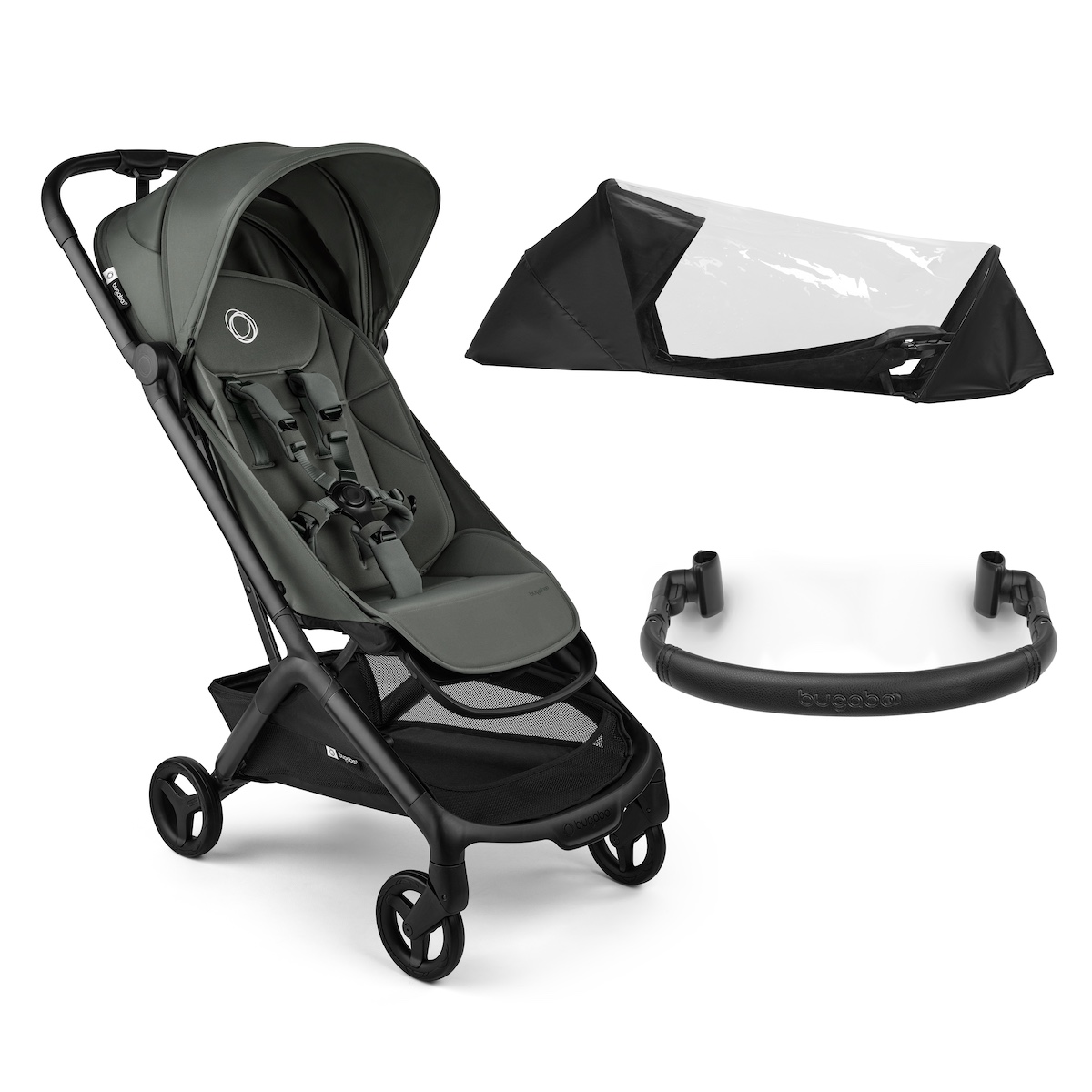 Pack poussette de voyage Bugaboo Butterfly 2 Vert Forêt