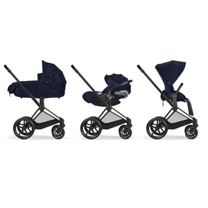 Pack siège luxe PRIAM Cybex Rebellious Denim Blue