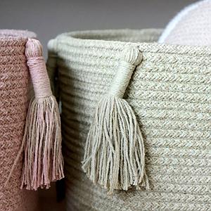 Panier 30x30cm WOODY Lorena Canals Olive
