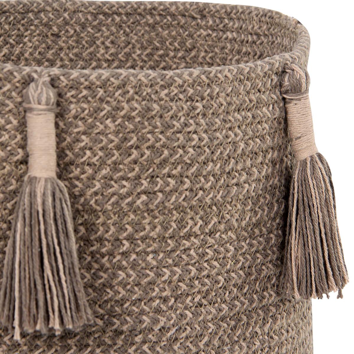 Panier 30x30cm WOODY Lorena Canals Soil Brown