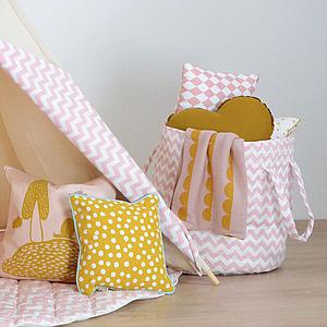 Panier à jouets Abitare Kids rose