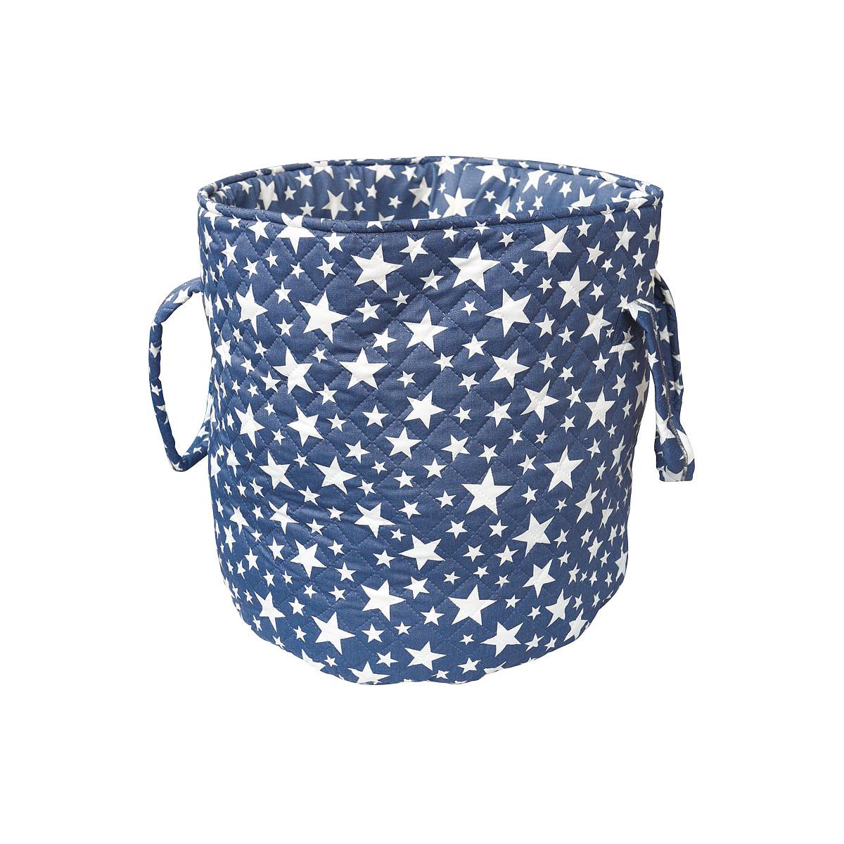 Panier à jouets bleu jeans Abitare Kids