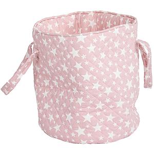 Panier à jouets enfant ÉTOILE ROSE Abitare Kids