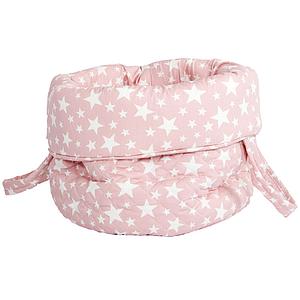 Panier à jouets enfant ÉTOILE ROSE Abitare Kids