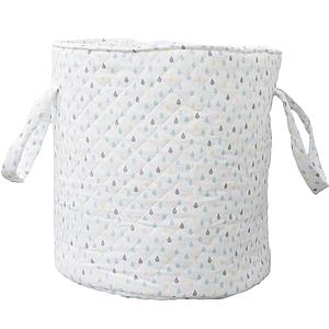 Panier à jouets PETITES GOUTTES Abitare Kids bleu-vert 
