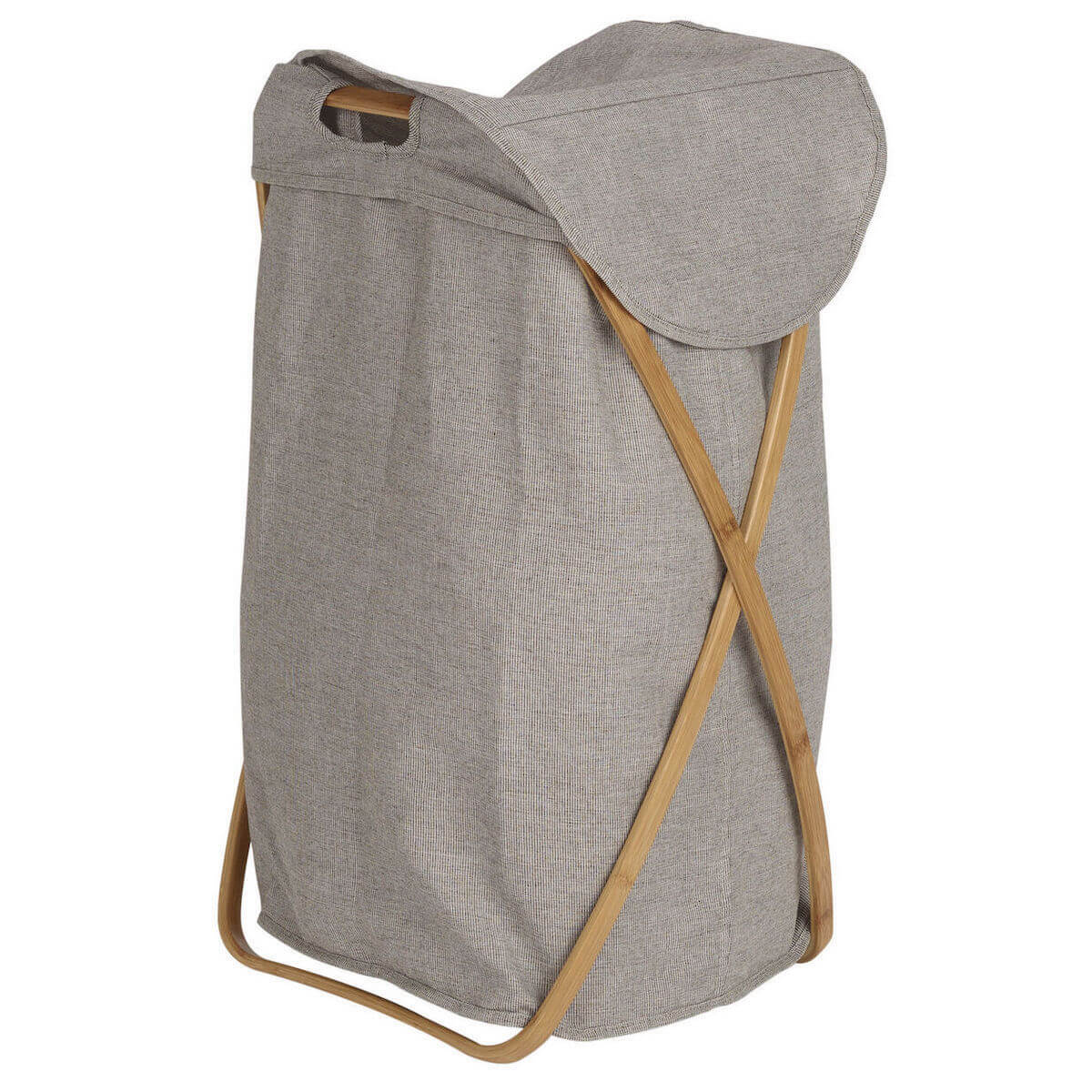 Panier à linge Quax coton-bambou