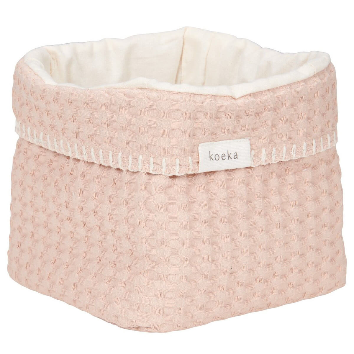 Panier de rangement 15x15cm ANTWERP Koeka rosa salt
