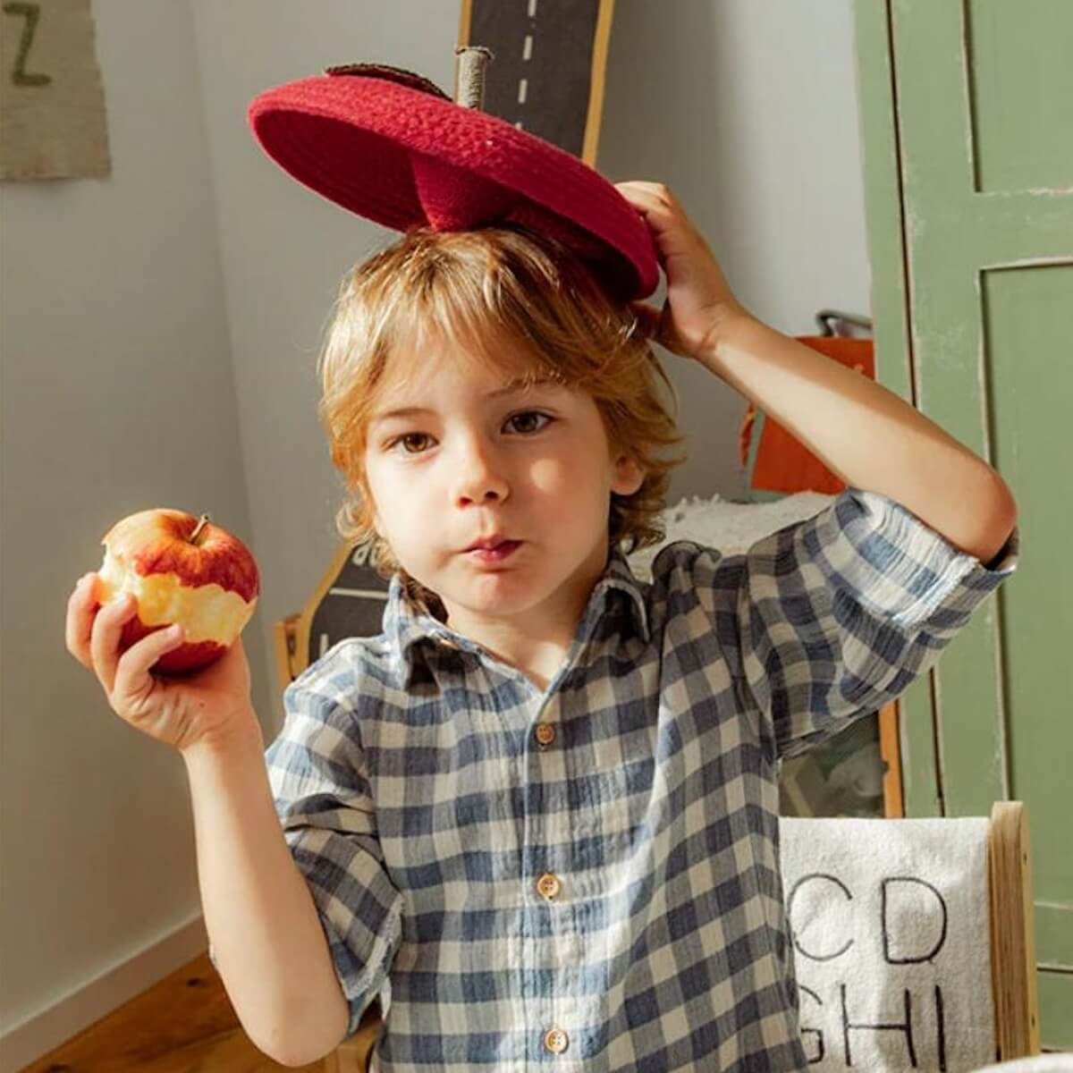 Panier de rangement 28x28cm Apple Lorena Canals