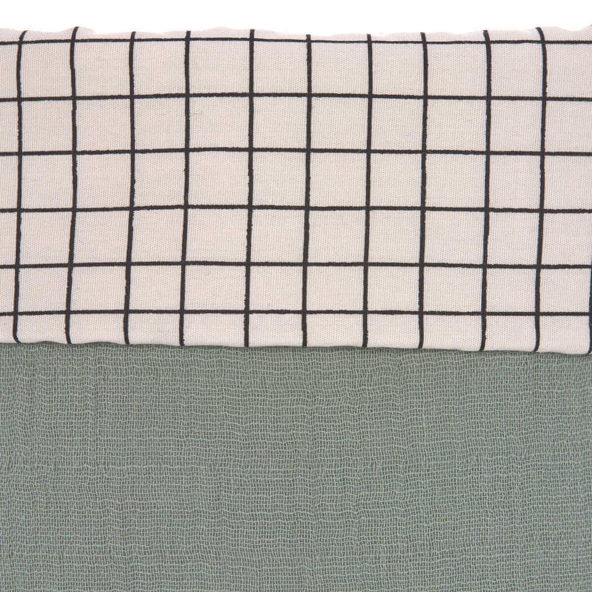 Panier de rangement 3pcs MUSLIN Laessig green