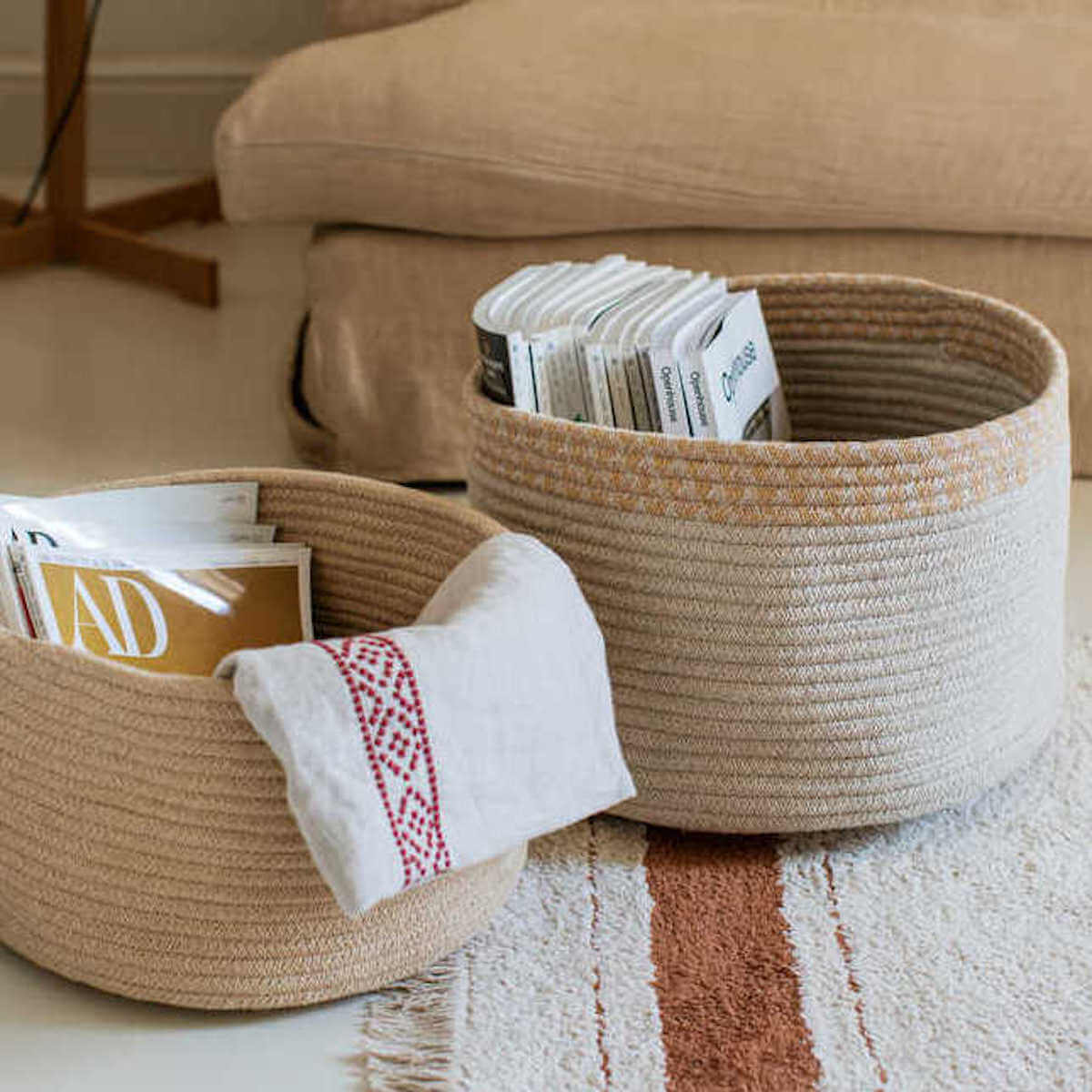 Panier de rangement LITTLE CHEF Lorena Canals Gram-Golden