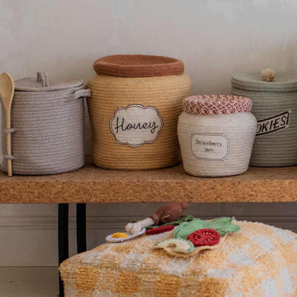 Panier de rangement LITTLE CHEF Lorena Canals Honey Pot