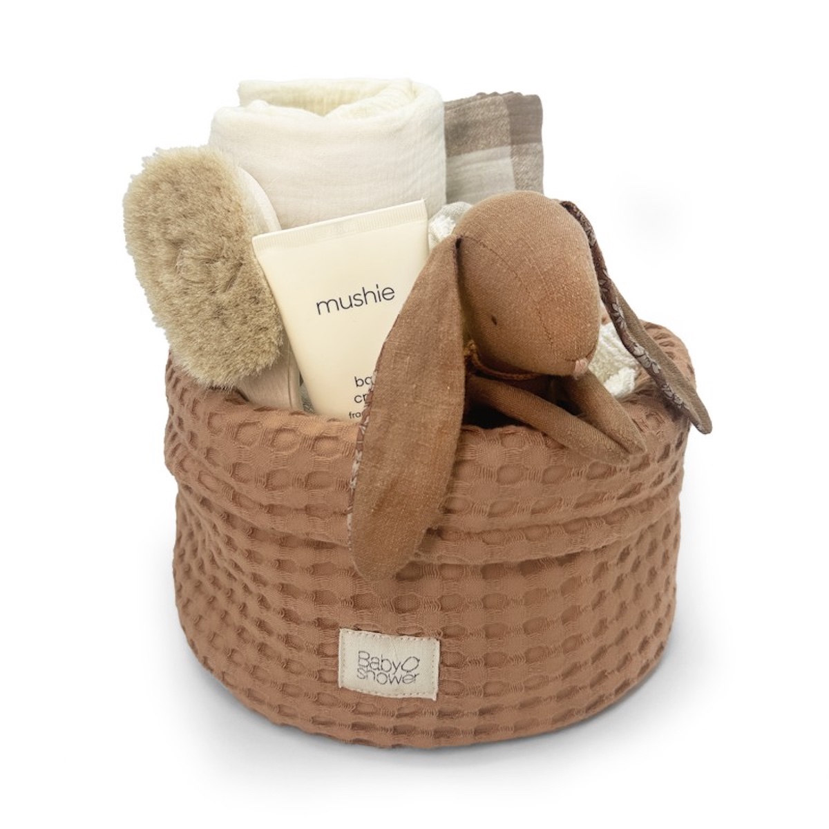 Panier de rangement MEDIUM Babyshower gofre cinnamon
