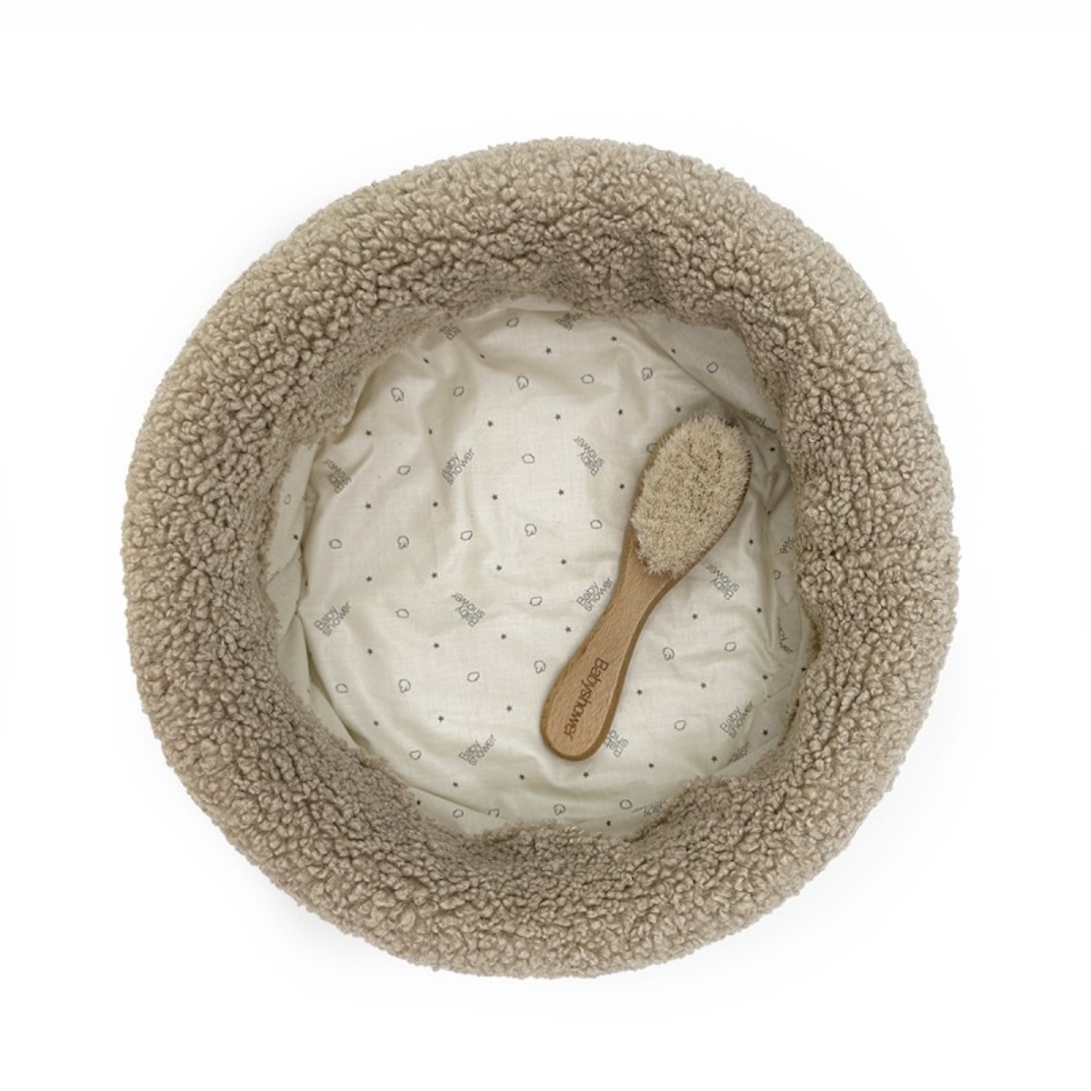 Panier de rangement MOYEN Babyshower latte doodle