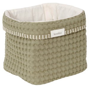 Panier de rangement wafel Antwerp Koeka moss