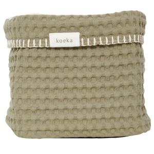 Panier de rangement wafel Antwerp Koeka moss