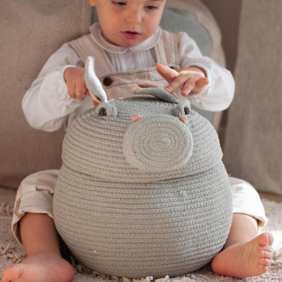 Panier de rangements 25x30cm HENRY HIPPO Lorena Canals