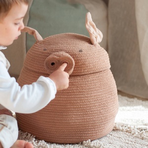 Panier de rangements 32x30cm PEGGY PIG Lorena Canals