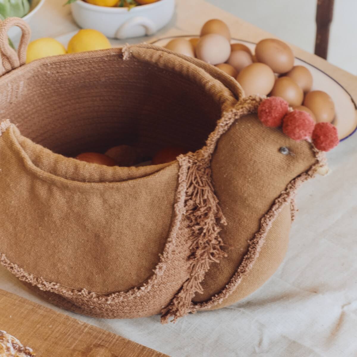 Panier de rangements Chicken Toffee 48x32x29cm CHICKEN TOFFEE Lorena Canals