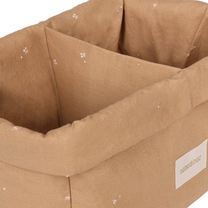 Panier de rangements deux compartiments STORIES Nobodinoz blush little cherries