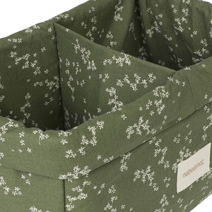 Panier de rangements deux compartiments STORIES Nobodinoz green jasmine