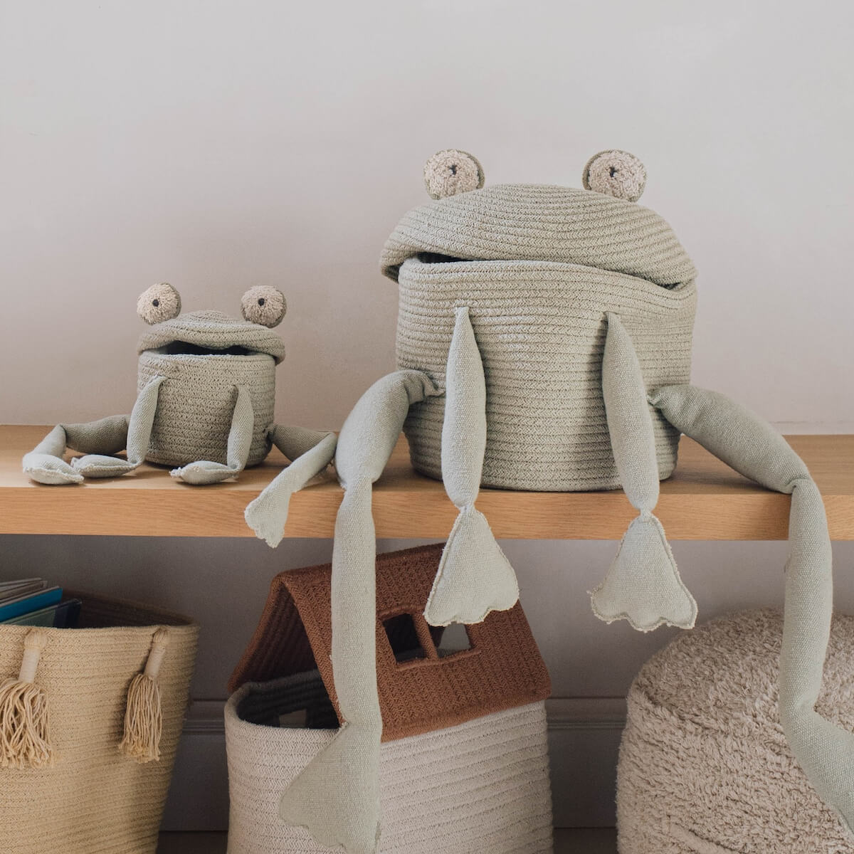 Panier de rangements Mini Fred the Frog Lorena canals