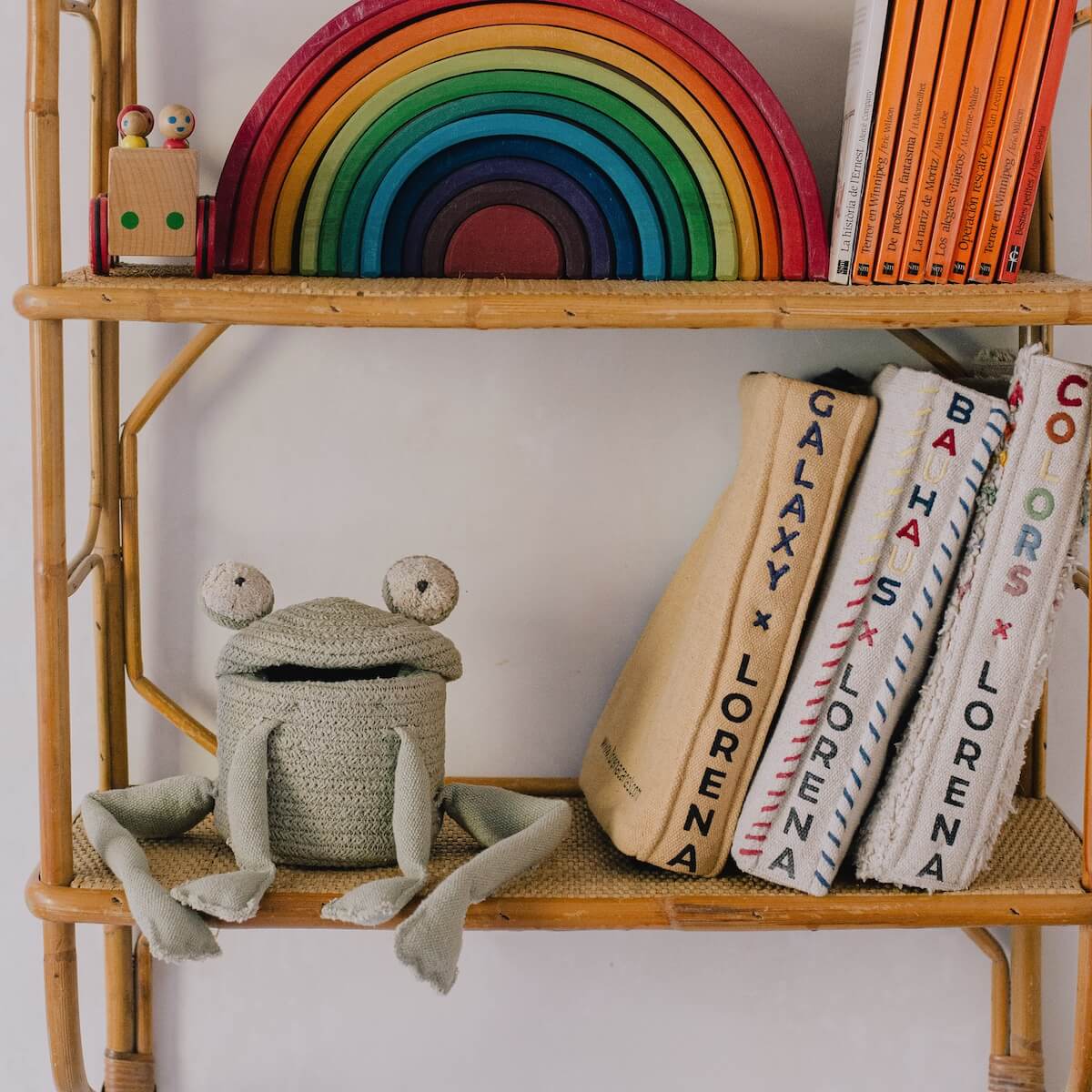 Panier de rangements Mini Fred the Frog Lorena canals